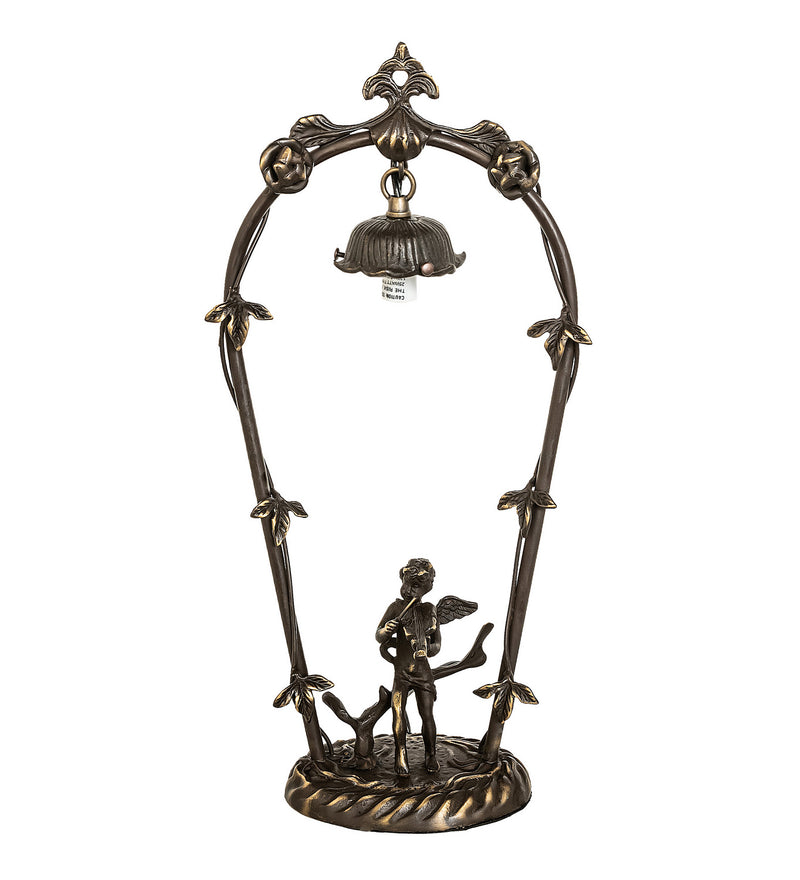 Meyda Tiffany 17428 One Light Mini Lamp, Mahogany Bronze
