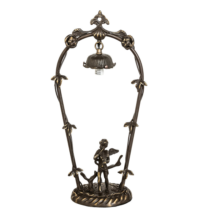 Meyda Tiffany 17428 One Light Mini Lamp, Mahogany Bronze
