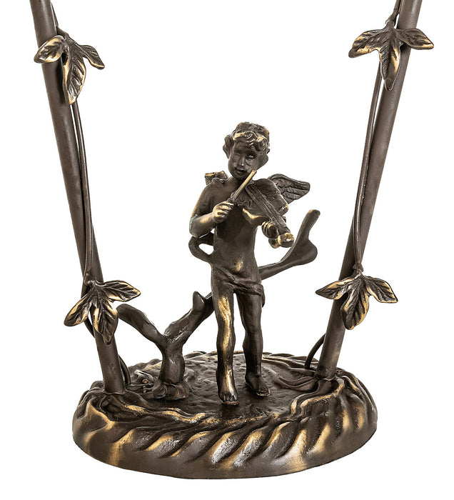 Meyda Tiffany 17428 One Light Mini Lamp, Mahogany Bronze