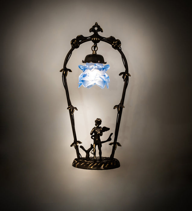 Meyda Tiffany 17428 One Light Mini Lamp, Mahogany Bronze