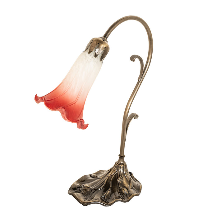 Meyda Tiffany 182113 One Light Mini Lamp, Antique Brass