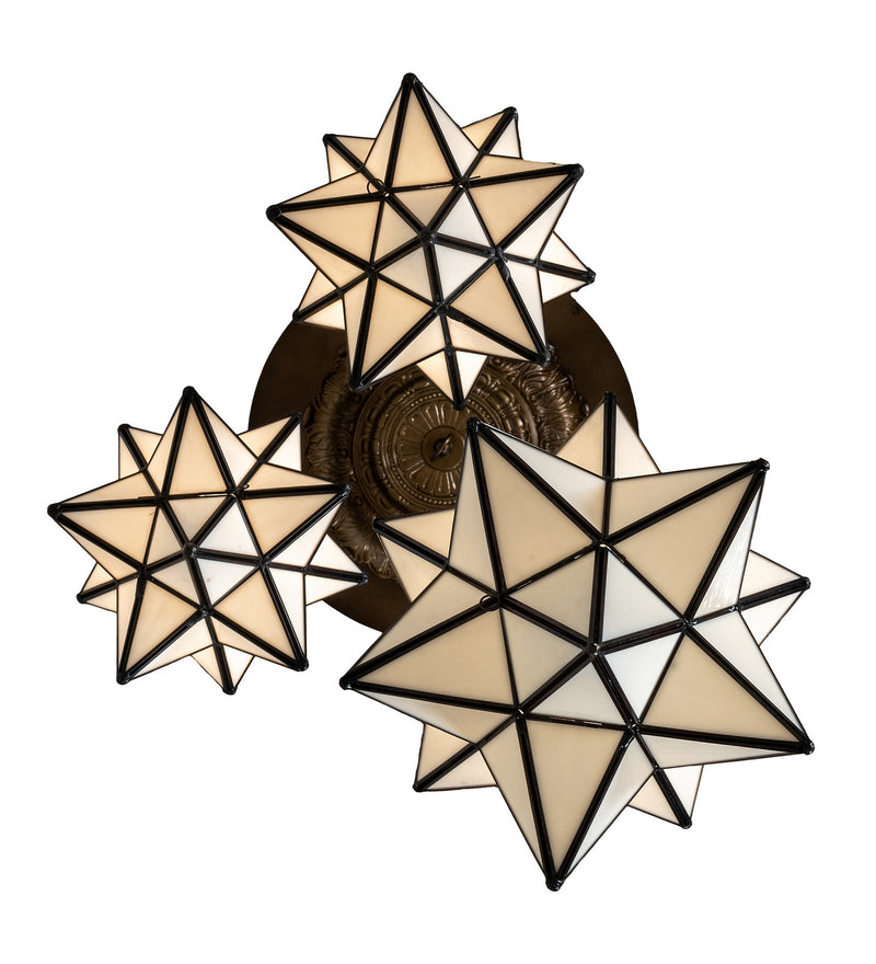 Meyda Tiffany 239858 Three Light Pendant, Antique Copper
