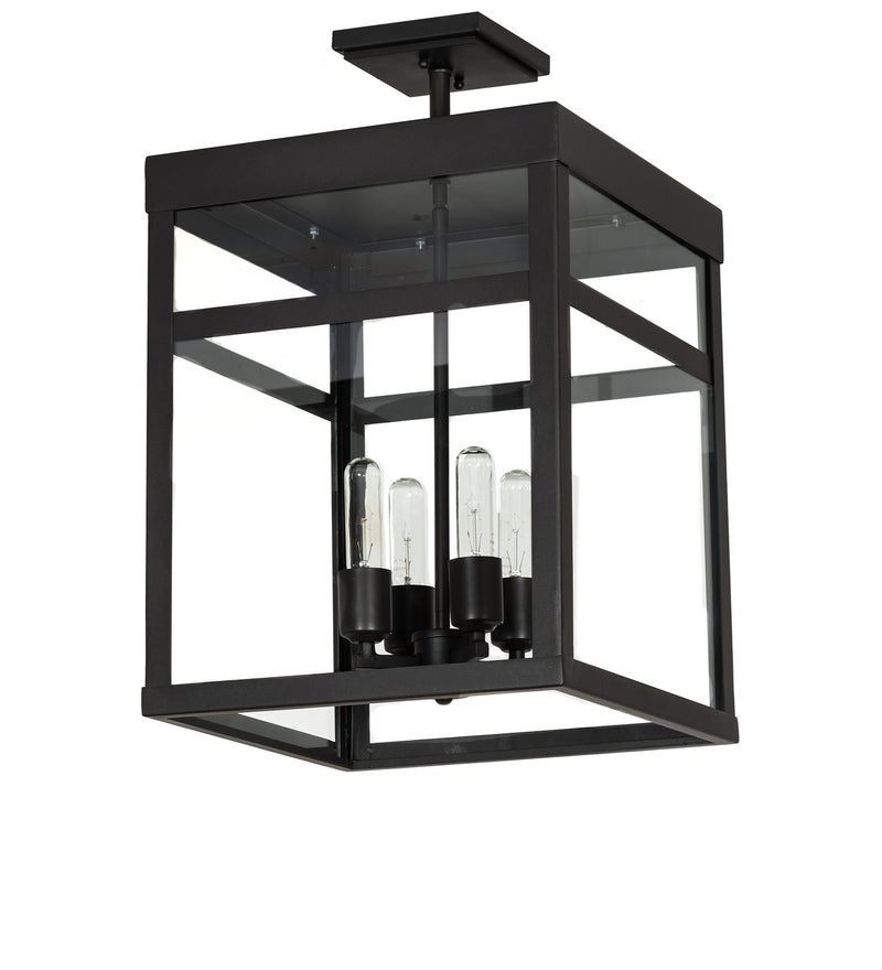 Meyda Tiffany 246442 LED Semi-Flushmount, Wrought Iron