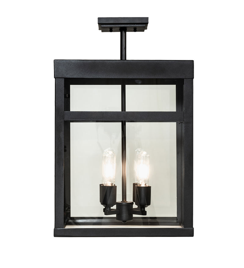Meyda Tiffany 246442 LED Semi-Flushmount, Wrought Iron