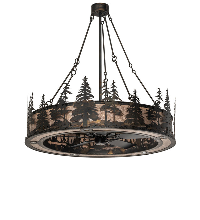 Meyda Tiffany 246789 20 Light Chandel-Air, Dark Burnished Antique Copper