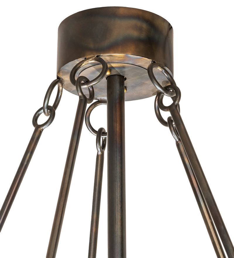 Meyda Tiffany 246789 20 Light Chandel-Air, Dark Burnished Antique Copper