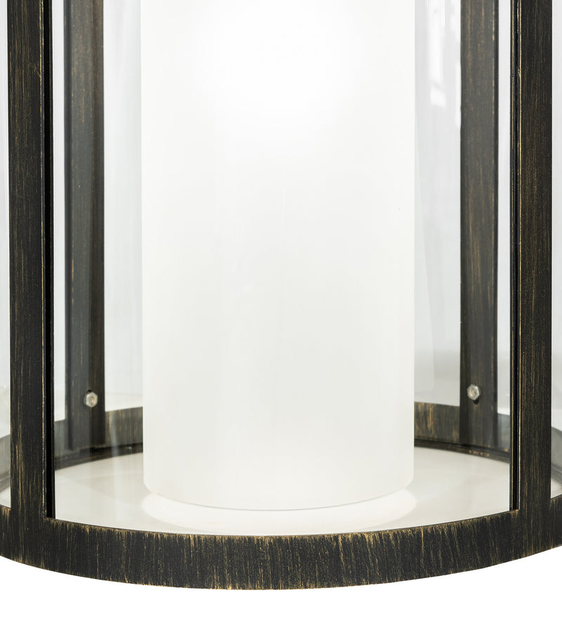 Meyda Tiffany 247186 One Light Pendant, Clear & Clear Frosted