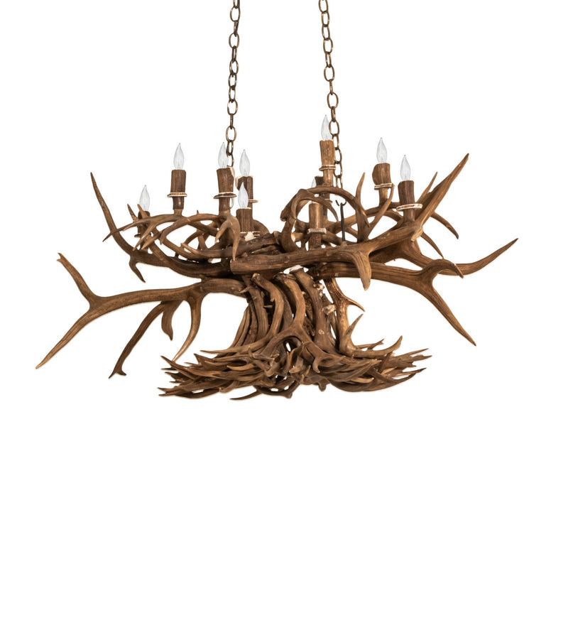 Meyda Tiffany 247232 Ten Light Chandelier, Antique Copper
