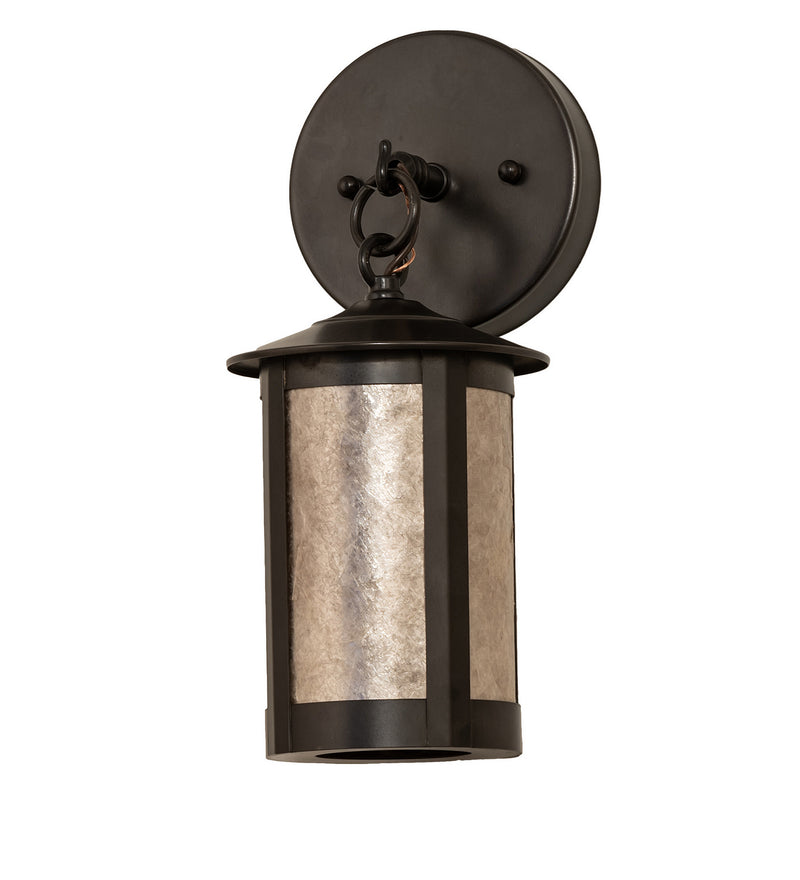 Meyda Tiffany 247798 One Light Wall Sconce, Craftsman Brown