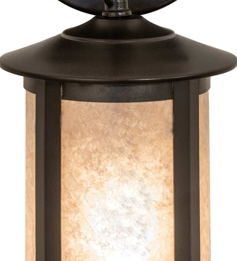 Meyda Tiffany 247798 One Light Wall Sconce, Craftsman Brown
