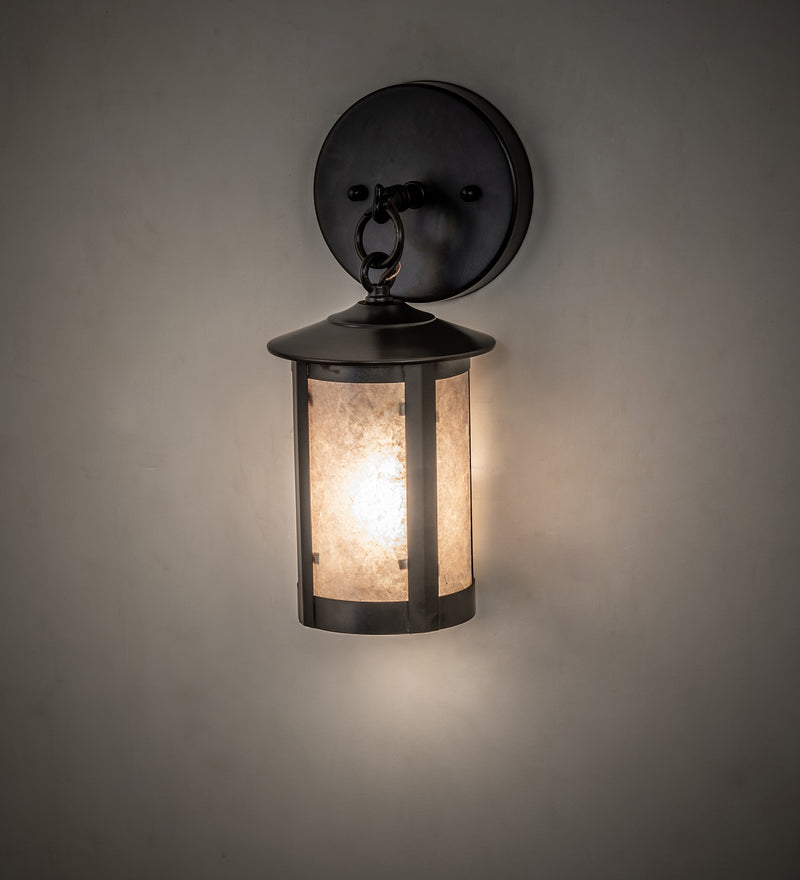 Meyda Tiffany 247798 One Light Wall Sconce, Craftsman Brown