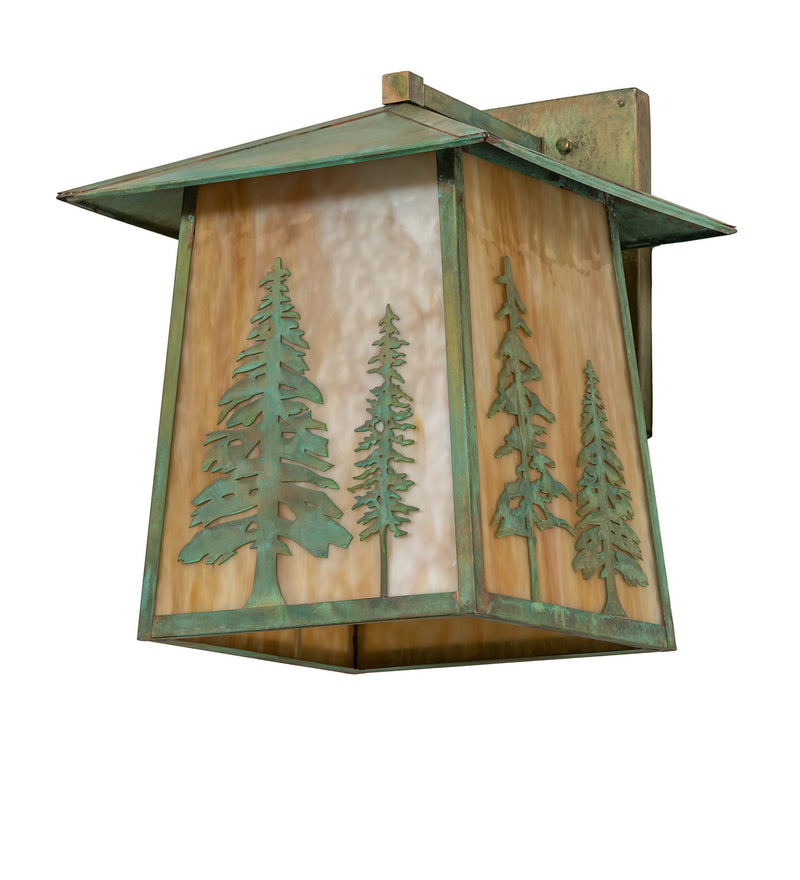 Meyda Tiffany 247829 One Light Wall Sconce, Verdigris