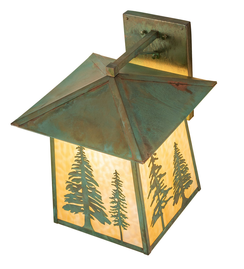 Meyda Tiffany 247829 One Light Wall Sconce, Verdigris