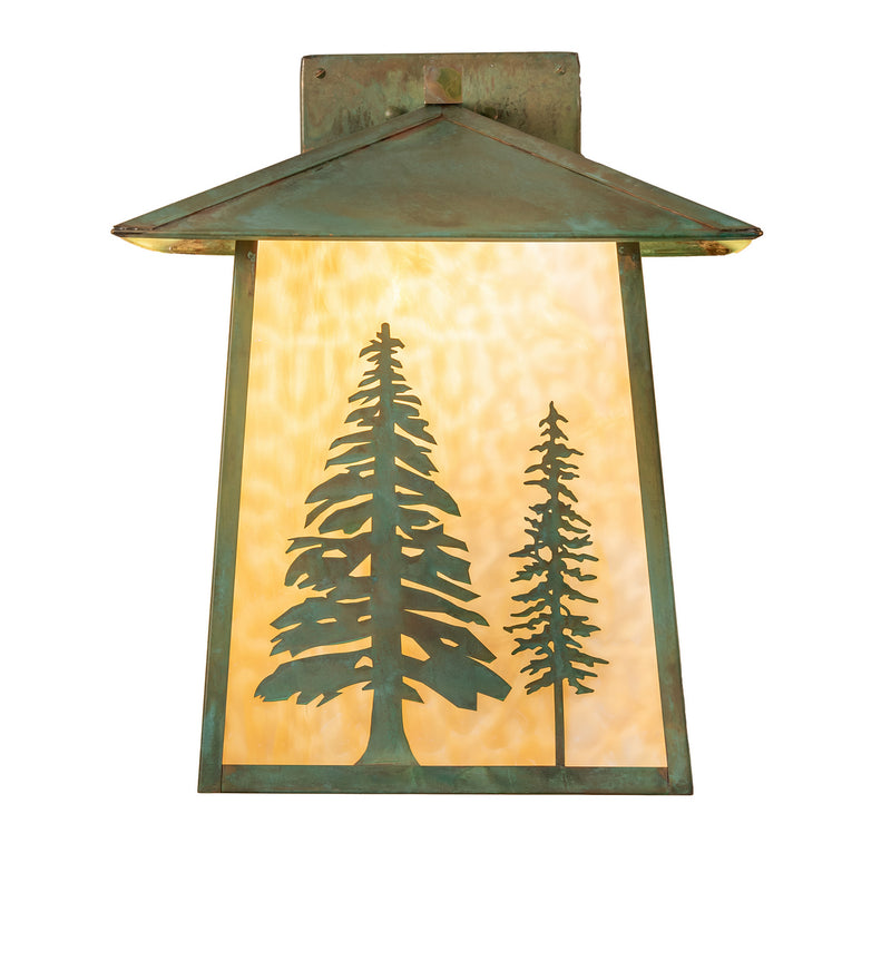 Meyda Tiffany 247829 One Light Wall Sconce, Verdigris