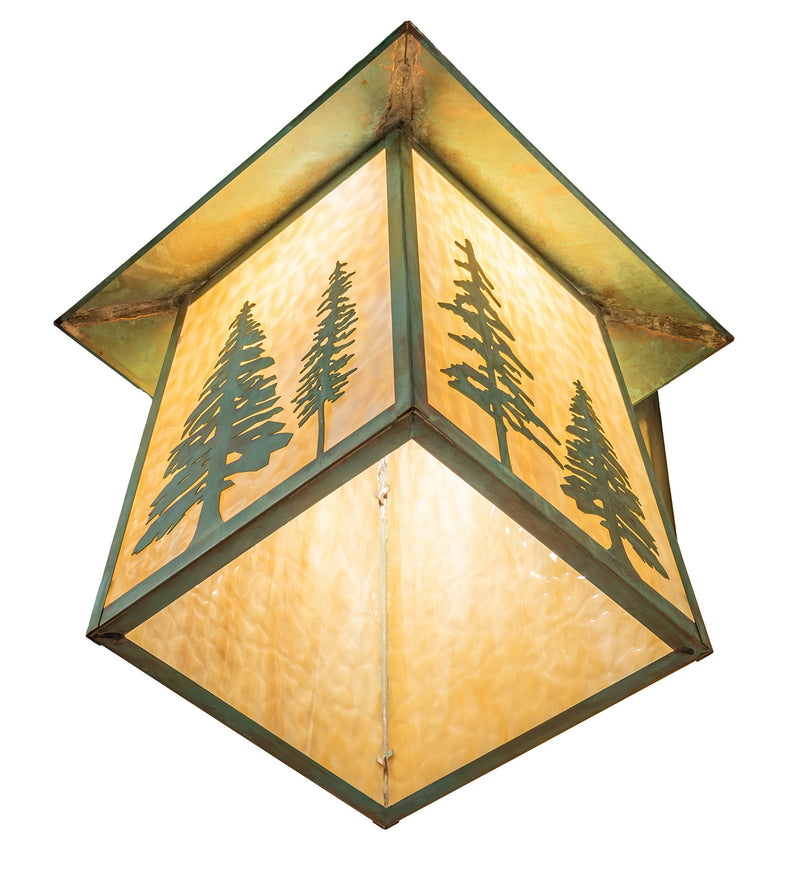 Meyda Tiffany 247829 One Light Wall Sconce, Verdigris