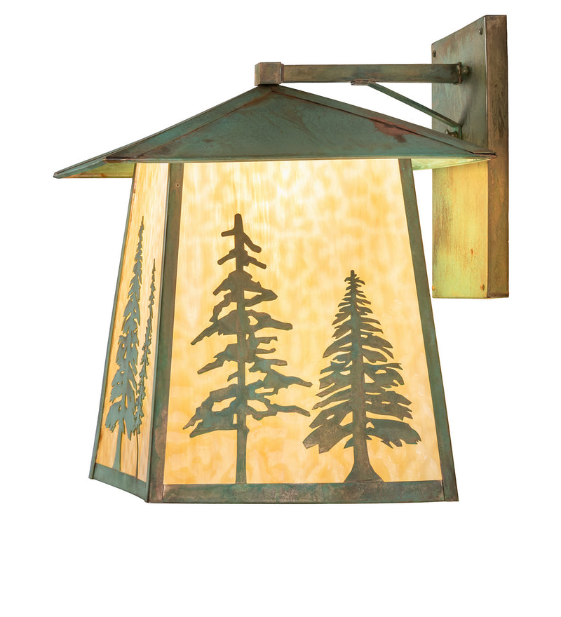 Meyda Tiffany 247829 One Light Wall Sconce, Verdigris