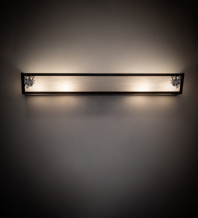 Meyda Tiffany 248520 Four Light Vanity, Dark Burnished Antique Copper