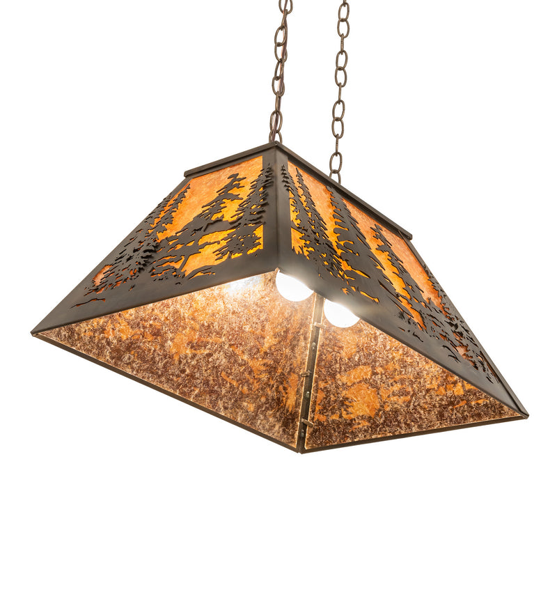 Meyda Tiffany 248521 Three Light Pendant, Dark Burnished Antique Copper