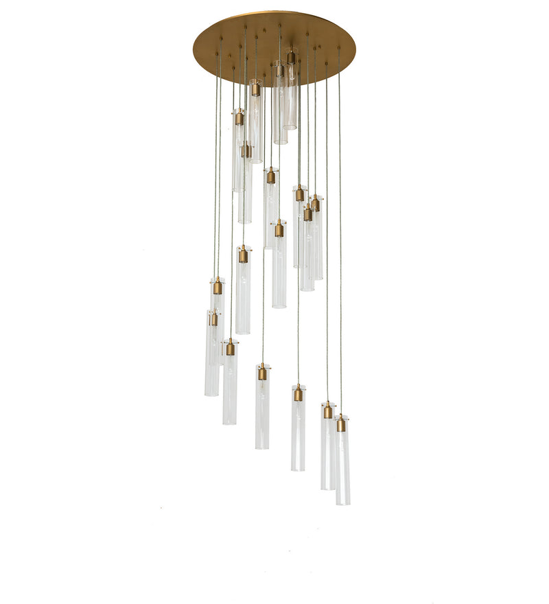 Meyda Tiffany 248697 18 Light Pendant, Gold Metallic