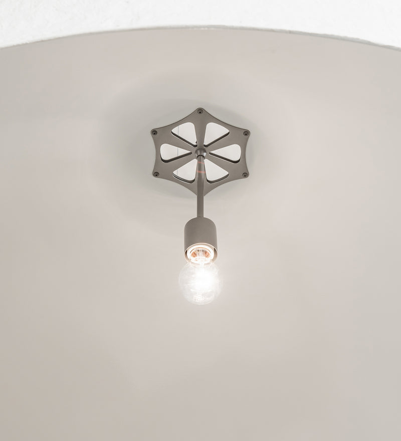 Meyda Tiffany 248901 One Light Pendant, Nickel & Matte White