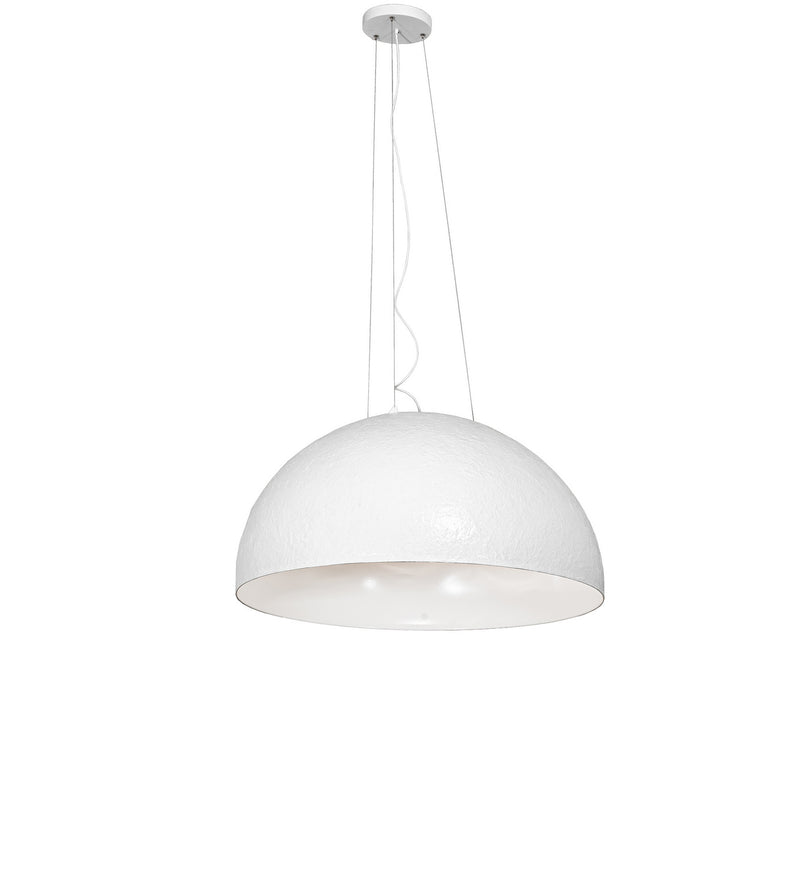 Meyda Tiffany 248901 One Light Pendant, Nickel & Matte White