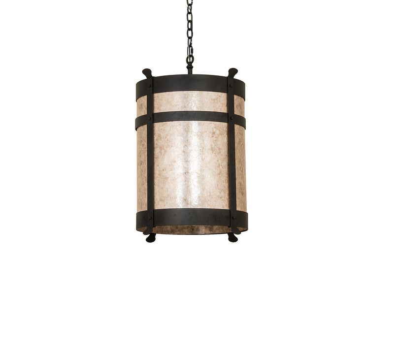Meyda Tiffany 249769 Six Light Pendant, Old Wrought Iron