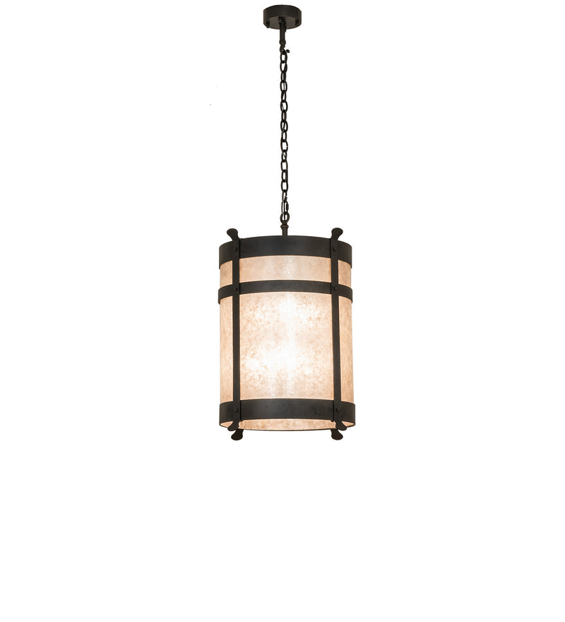 Meyda Tiffany 249769 Six Light Pendant, Old Wrought Iron