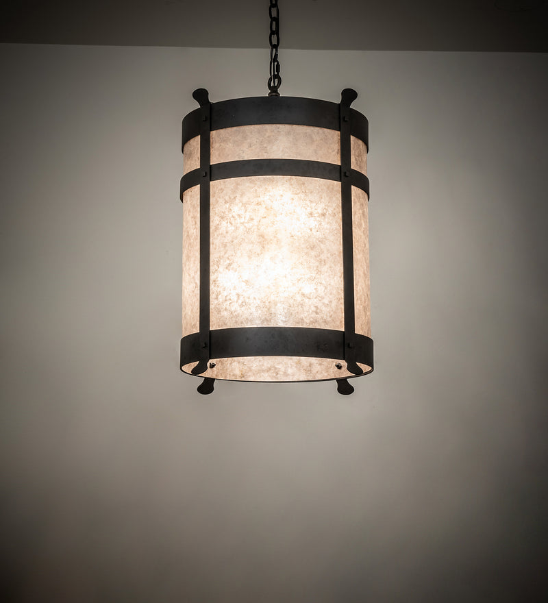 Meyda Tiffany 249769 Six Light Pendant, Old Wrought Iron
