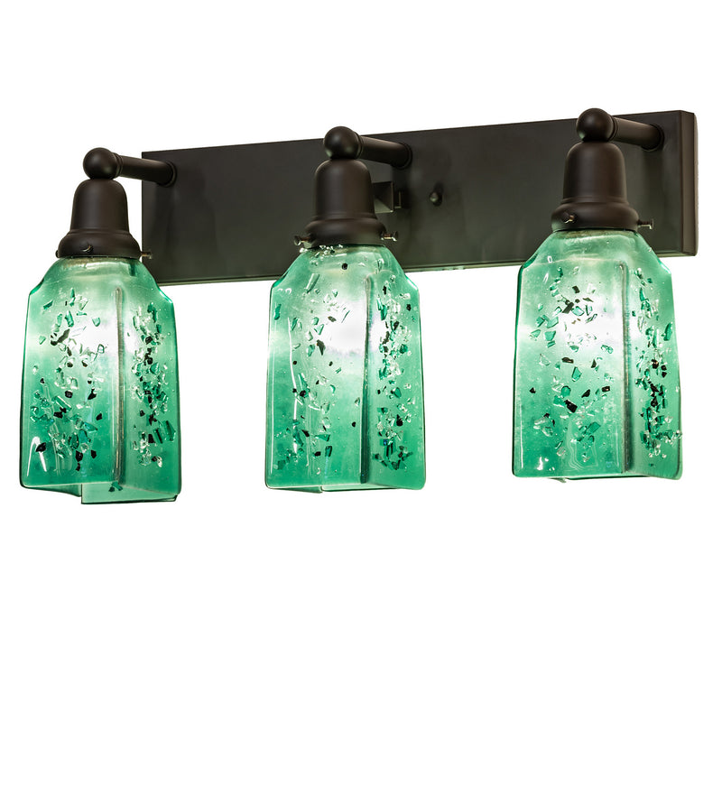 Meyda Tiffany 249872 Three Light Vanity, Oil Rubbed Bronze