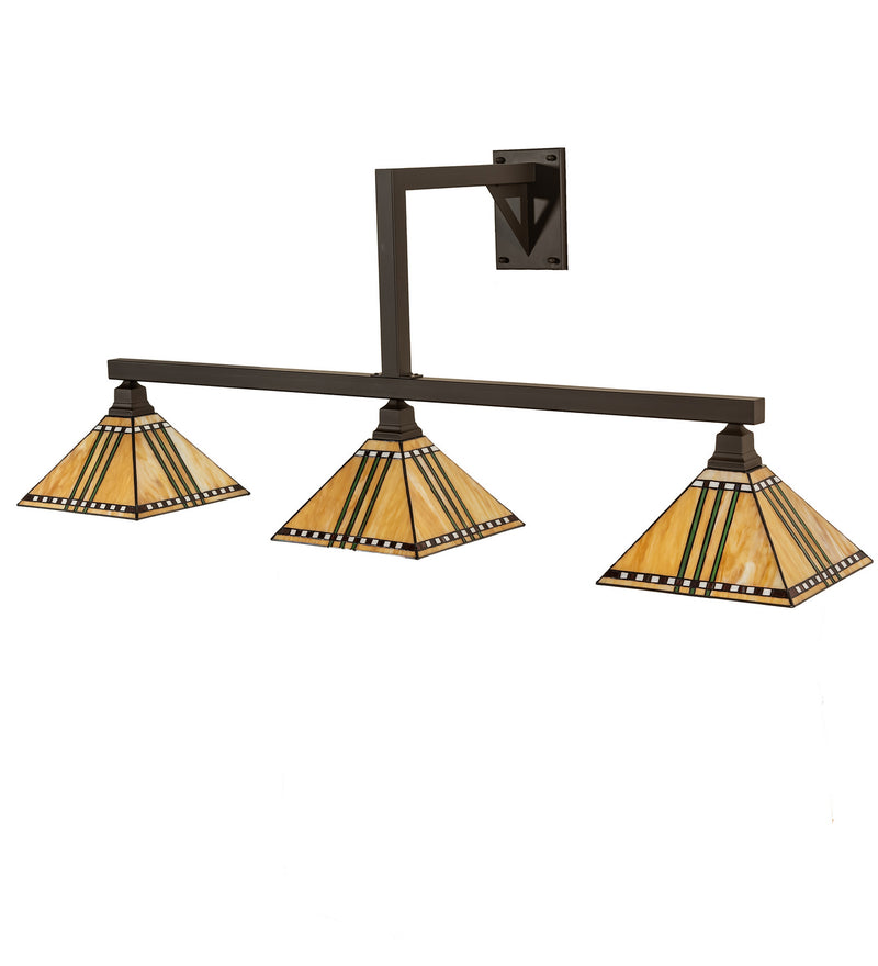 Meyda Tiffany 249911 Three Light Wall Sconce, Oil Rubbed Bronze