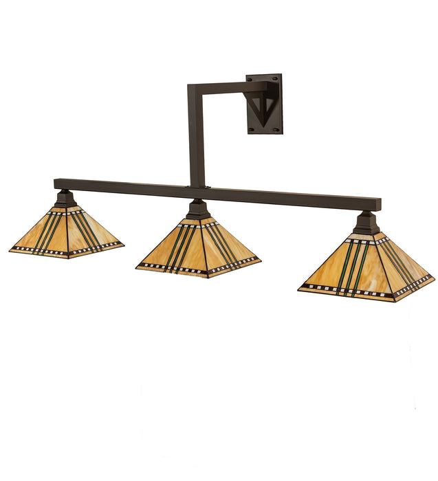 Meyda Tiffany 249911 Three Light Wall Sconce, Oil Rubbed Bronze