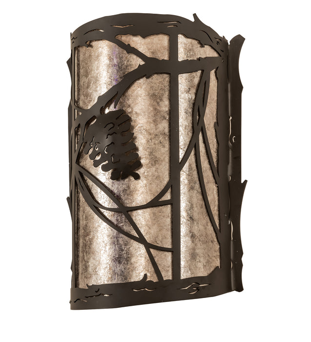 Meyda Tiffany 250481 One Light Wall Sconce, Oil Rubbed Bronze