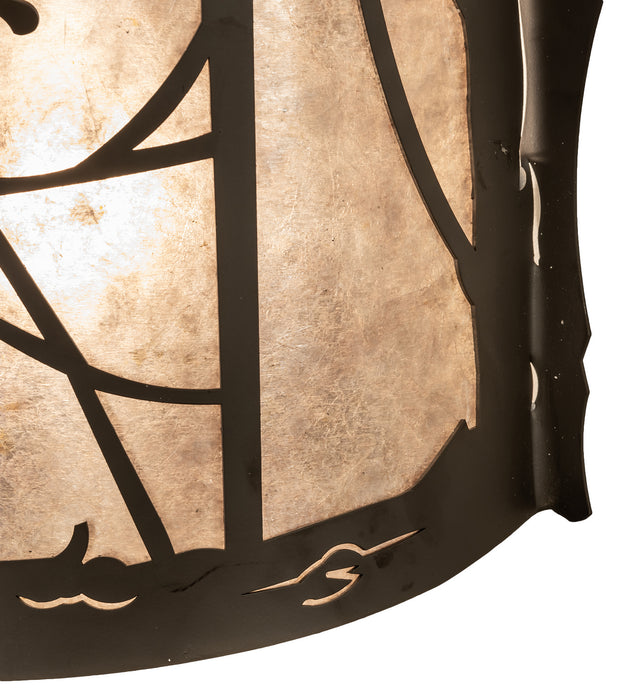 Meyda Tiffany 250481 One Light Wall Sconce, Oil Rubbed Bronze
