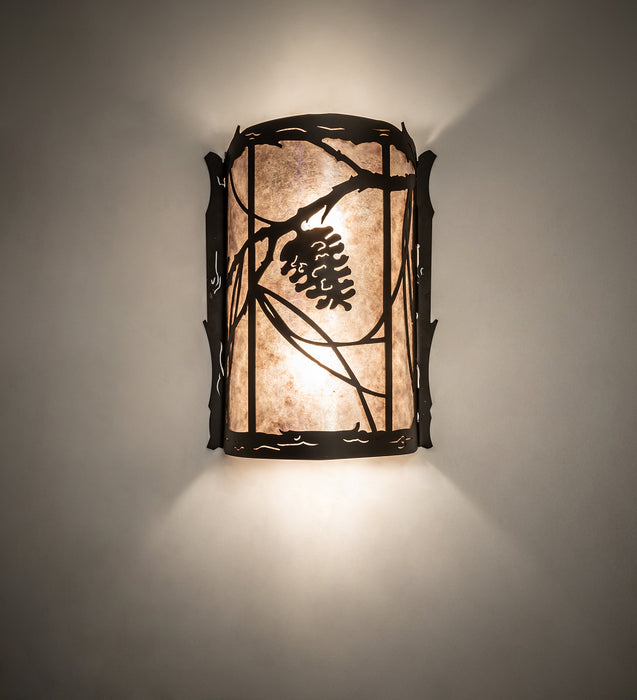 Meyda Tiffany 250481 One Light Wall Sconce, Oil Rubbed Bronze
