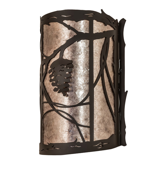 Meyda Tiffany 250756 Two Light Wall Sconce, Oil Rubbed Bronze