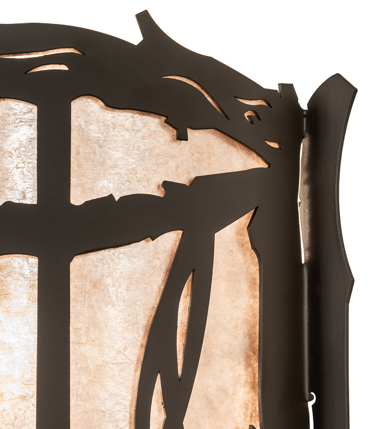 Meyda Tiffany 250756 Two Light Wall Sconce, Oil Rubbed Bronze