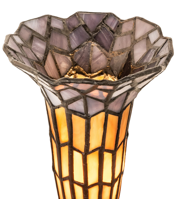 Meyda Tiffany 251841 One Light Mini Lamp, Antique Brass