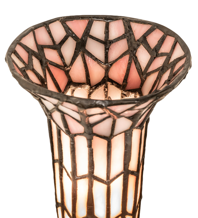 Meyda Tiffany 251842 One Light Mini Lamp, Antique Brass