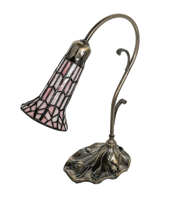 Meyda Tiffany 251852 One Light Mini Lamp, Antique Brass