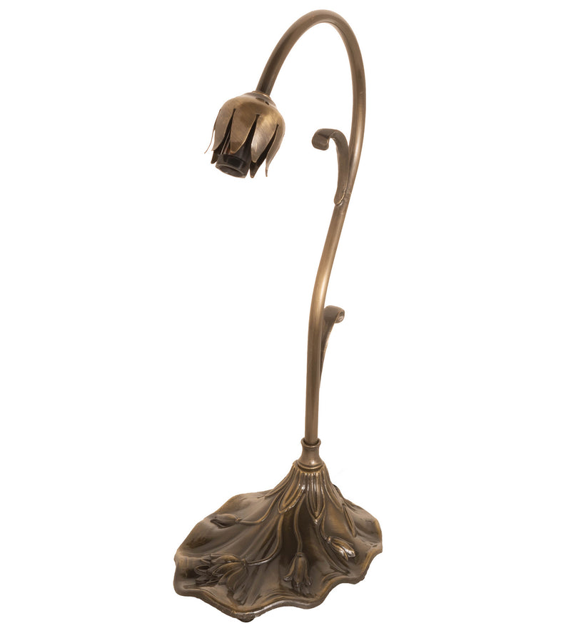 Meyda Tiffany 251852 One Light Mini Lamp, Antique Brass