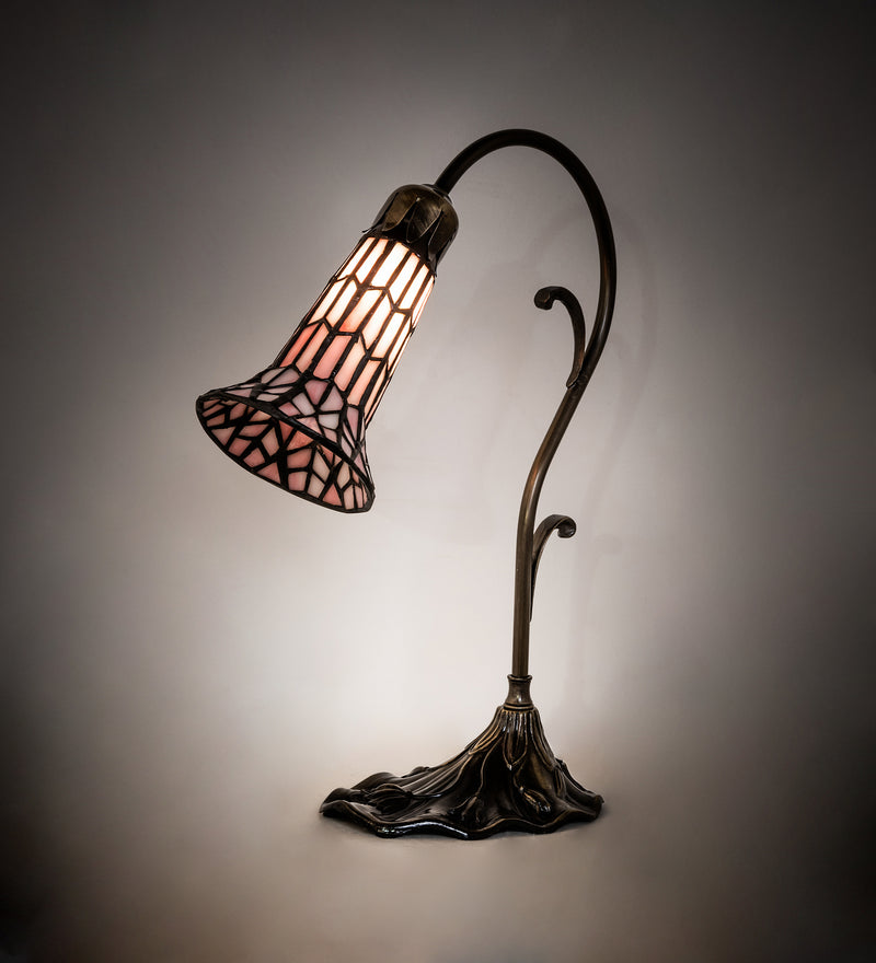 Meyda Tiffany 251852 One Light Mini Lamp, Antique Brass