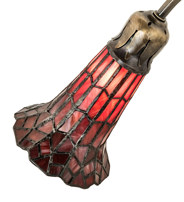 Meyda Tiffany 251853 One Light Mini Lamp, Antique Brass