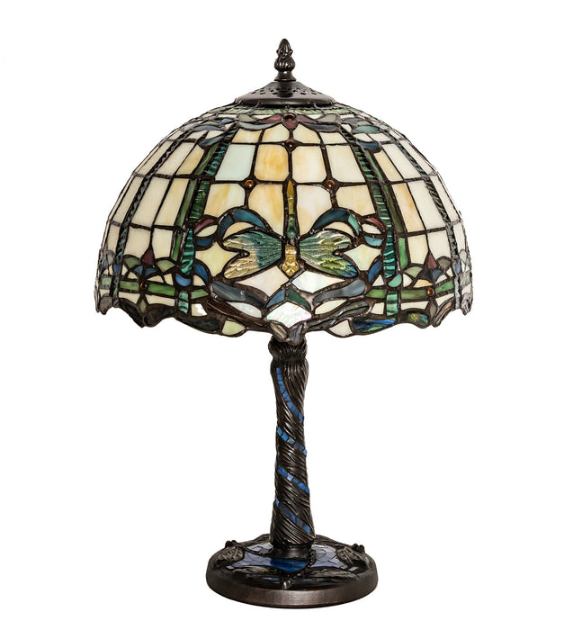 Meyda Tiffany 251918 One Light Table Lamp, Mahogany Bronze