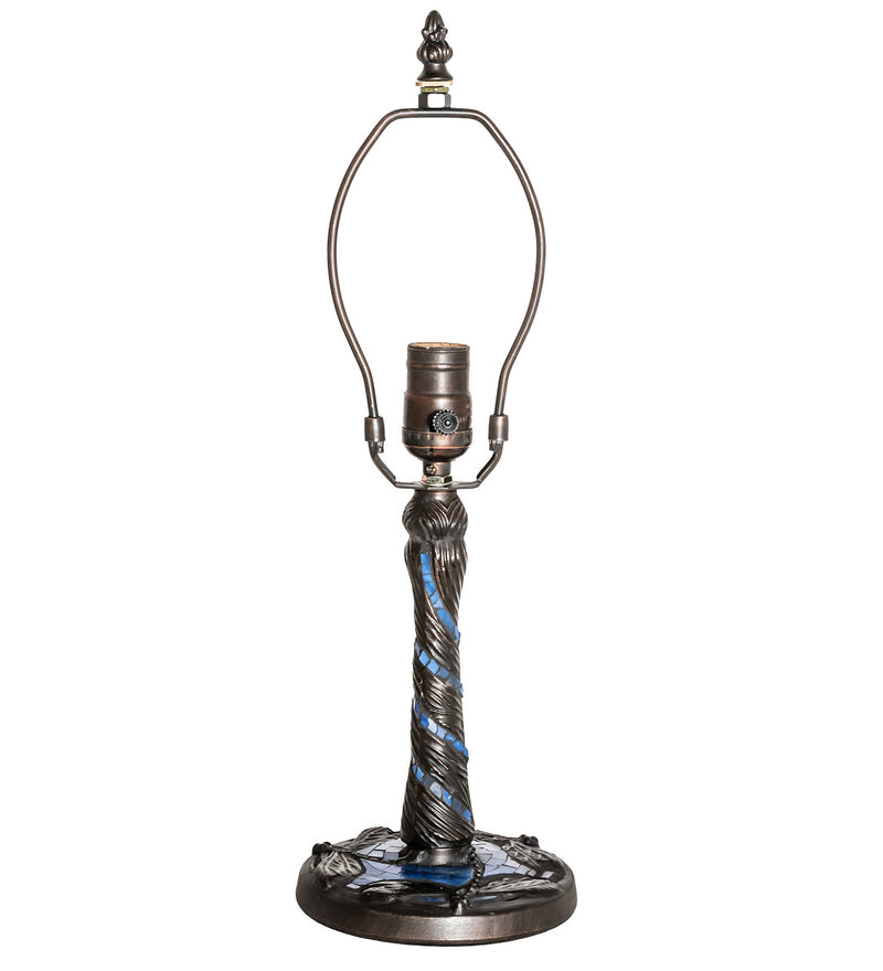 Meyda Tiffany 251918 One Light Table Lamp, Mahogany Bronze