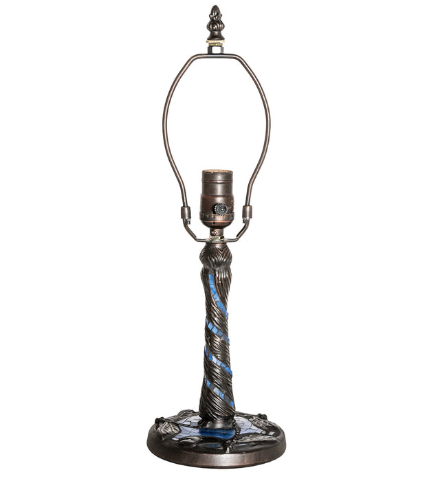 Meyda Tiffany 251918 One Light Table Lamp, Mahogany Bronze