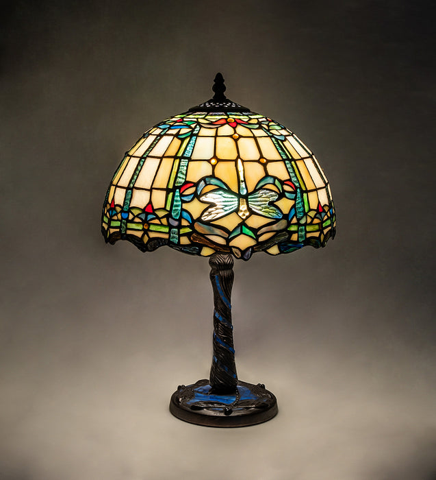 Meyda Tiffany 251918 One Light Table Lamp, Mahogany Bronze
