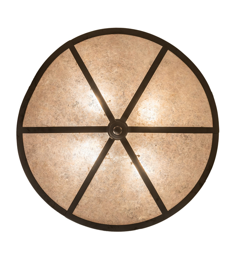 Meyda Tiffany 252143 Four Light Semi-Flushmount, Oil Rubbed Bronze