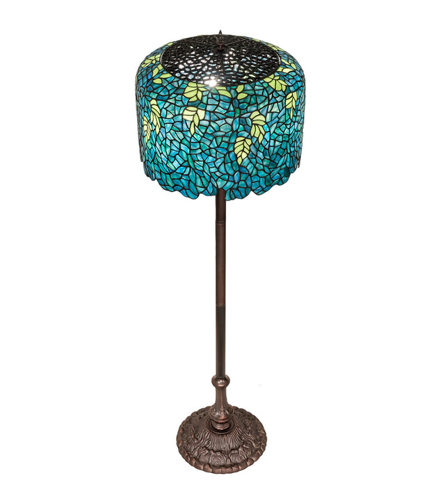 Meyda Tiffany 252160 Three Light Floor Base, Antique,Mahogany Bronze
