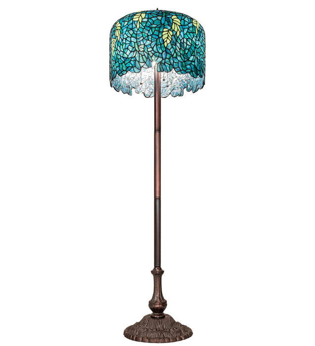 Meyda Tiffany 252160 Three Light Floor Base, Antique,Mahogany Bronze
