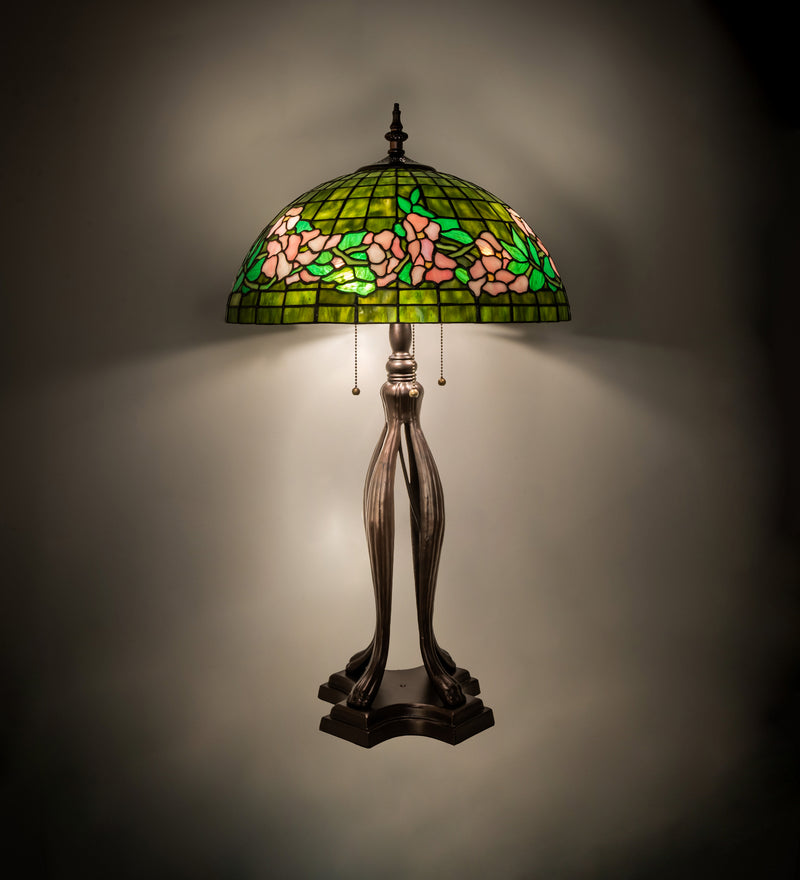 Meyda Tiffany 253005 33" Table Lamp, Mahogany Bronze